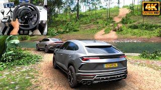 Lamborghini Urus & Aston Martin DBX  OFFROAD CONVOY  Forza Horizon 5 Thrustmaster T300RS gameplay