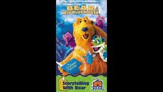 Opening To Bear in the Big Blue House Storytelling with Bear 2001 VHS