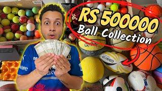 BALL COLLECTION HUA Rs 5 LAKH KA  PART 4   #ball #collection #unboxing #cricket