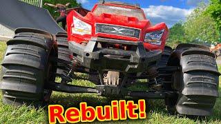 Traxxas 8s X-Maxx Re-Build with Paddle Tires