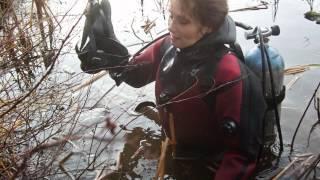 Rubber lady in dive gear