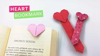 Making Origami Heart Bookmarks - How to Make Paper Bookmarks - Easy and Explained