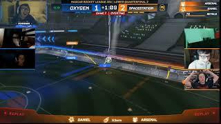 Arsenal breaks his entire setup SSG reverse sweep OXG in overtime Daniel is nuts