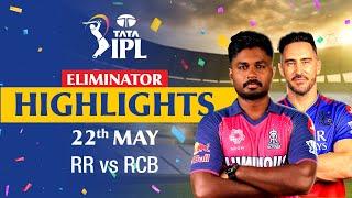 Rajasthan Royals v Royal Challengers Bengaluru  Full Match Highlights  Eliminator  IPL 2024