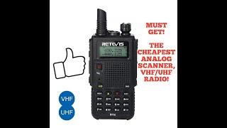 Cheapest police scanner VHF-UHF radio? Retevis RT5 Review