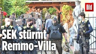 Clan-Razzia in Berlin Polizei durchsucht Remmo-Anwesen