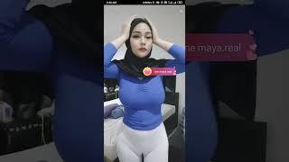 gorilla bigolive tight leggings hot girl  hijabi bigolive  hijab bigolive girl