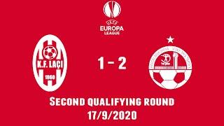 Laç vs Hapoel Beer-Sheva  1-2  UEFA Europa League 202021 Second qualifying round