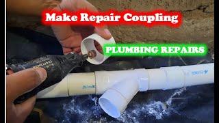 How to Plumb a Tee o Yee Into an Installed PVC Pipe PLUMBING REPAIRS