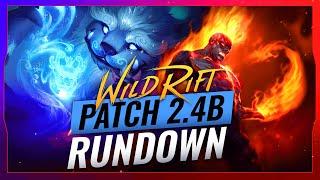 ALL Patch 2.4B BUFFS & NERFS Brand  Nunu & Willump Release - Wild Rift LoL Mobile