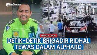 Rekaman CCTV Video Kejadian Tepat saat Brigadir Ridhal Ali Tomi Tewas Dalam Alphard