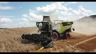 Claas Lexion 5300 + Geringhoff 720