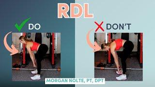 ROMANIAN DEADLIFT - RDL Leg Strength Exercise  Form Variations Equipment & Common Mistakes