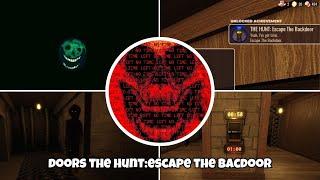 Doors Backdoor New Update-The Hunt Escape The Backdoor Full Walkthrough