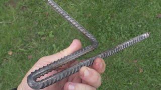 Never throw away pieces of rebar  do it yourself 