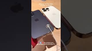 iPhone 14 Pro Max Deep Purple vs Gold