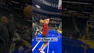 Nikola Jokic’s shooting form is WILD 🃏  #Shorts