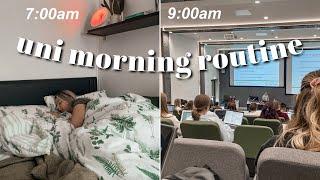 my quick & realistic morning routine for university