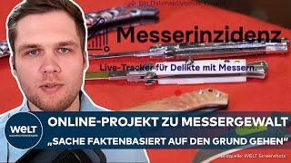 MESSER-INZIDENZ Online-Projekt soll Anzahl der Messer-Vorfälle in Deutschland anzeigen