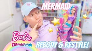 Barbie Dreamtopia Mermaid 2021  Review Rebody & Restyle