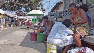 REAL LIFE INSIDE LOCAL AFRICAN COMMUNITY GHANA BUKOM