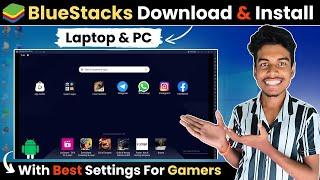 How To Download BlueStacks In Laptop & PC  How To Install BlueStacks On Windows 10 & 11