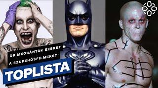 TOPLISTA 10 színész aki megbánta hogy EBBEN a szuperhősfilmben szerepelt