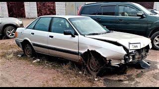 Покупка убитой дизельной   AUDI 80 и реанимирование мотора.