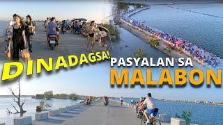 DINADAYONG MEGA DIKE sa MALABON DAGSA ang NAMAMASYAL DAMPALIT MEGA DIKE