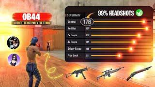 Free Fire OB44 Update Senctivity 200  Free Fire Headshots  Senctivity Settings 2024