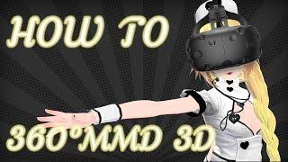 How to create 360°MMD 3D