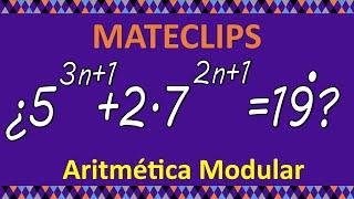 Aritmética Modular - Aplicación de congruencias - Ejercicio de múltiplos
