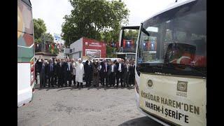 İstanbul’dan İlk hac kafilesi dualarla uğurlandı