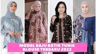 Model Baju Batik Tunik Terbaru 2022  - Batik Pekalongan