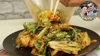 Unusual KIMCHI kimchi.15 minutes and on the table a delicious Korean snack. The kitchen in a rush