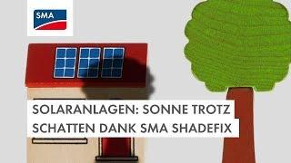 Solaranlagen Sonne trotz Schatten dank SMA ShadeFix