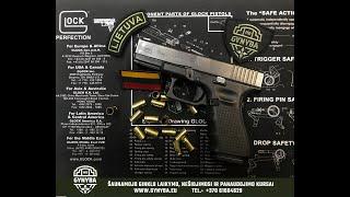 Glock 19 gen 4 ginklo savigynai kursai MB Gynyba