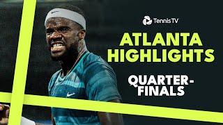 Tiafoe Headlines Thompson vs Davidovich Fokina Marathon  Atlanta 2024 Quarter-Final Highlights