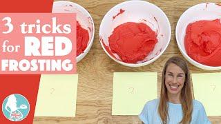 How to Make RED FROSTING