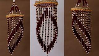 DIY Wind Chime  Beautiful Home Decor Wall Hanging Ideas  New DIY Jhumar Making