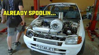 We put a 3000hp turbo on our car
