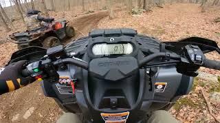 Some local trails with the quad.  22’ Can Am Outlander XTP 1000R - Bad speed Sensor