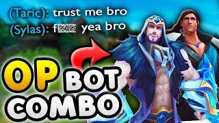 I played with the WEIRDEST off-meta bot lane in solo - AND THEY COOKED