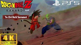 Dragon Ball Z KAKAROT Kid Goku vs King Piccolo The 23rd World Tournament DLC 5 *No Damage 4K60FPS