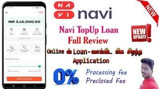 NAVI Topup Personal Loan full Reviews in Tamil @Tech and Technics