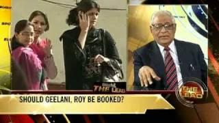 Should sedition cases be filed against Arundhati Roy and Geelani?