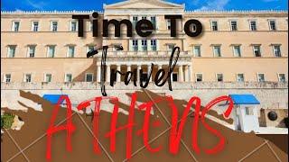 Greece Athens syntagma square and Tomb of the Unknown Soldier walking tour 4k