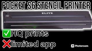 Highest Print Quality Elite Pocket S6 Stencil Printer