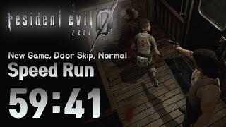 한국 1등 레지던트이블0 스피드런 NG Door Skip Normal 5941Resident evil 0 speedrun  바하0 바이오하자드0