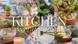 SPRING DECORATE WITH ME 2024 - KITCHEN Decorating Ideas & Style Inspiration  Home Decor Refresh